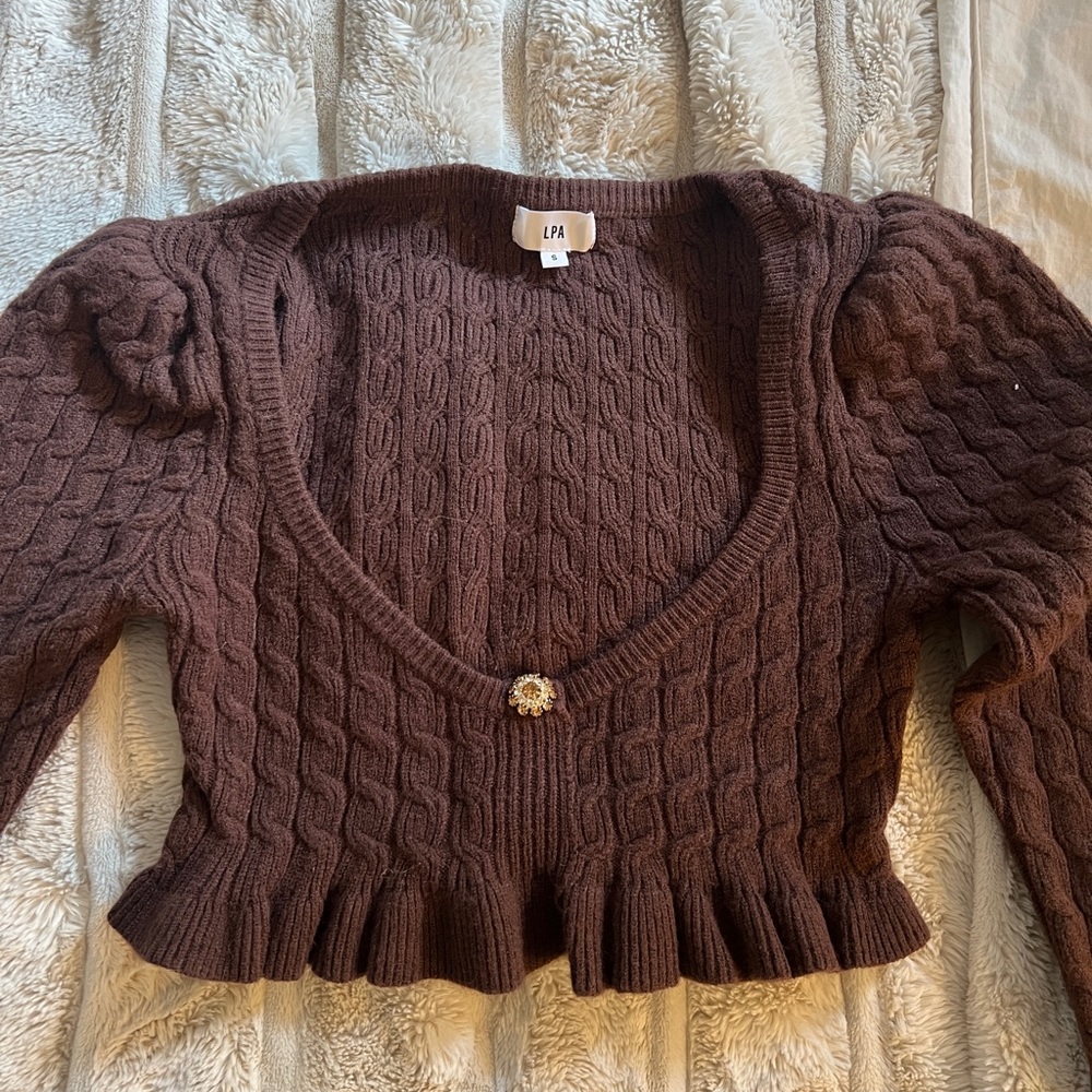 LPA crop sweater